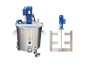 Preview: 152L electrically heated stainless steel mixing tank with digital control unit and anchor agitator